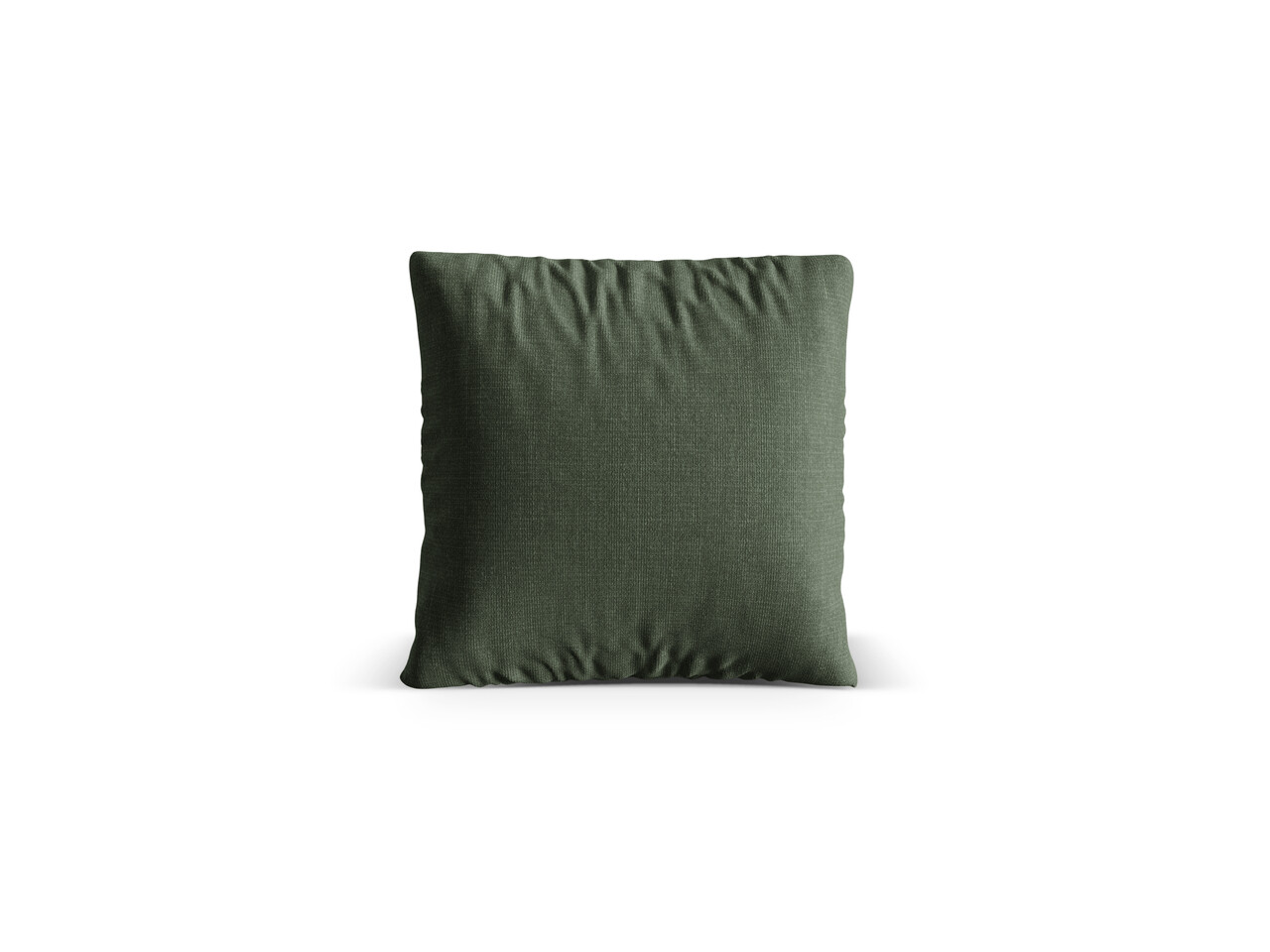 Perna decorativa, Nuria-215, Micadoni Home, 40x40 cm, tesatura structurata chenille, verde moss - imagine 3